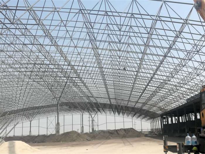 江西钢厂料仓网架工程